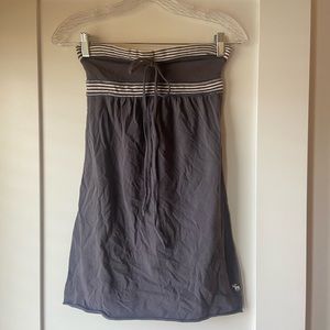 Y2K Gray Strapless A&F Dress